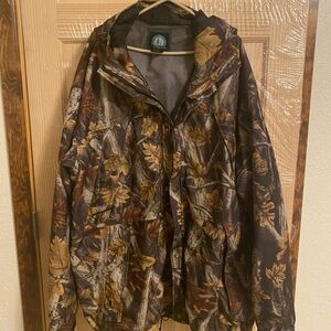 Camouflage Leaf Pattern Jacket